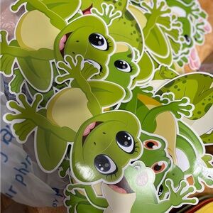 New! 24 pc Cute Frog cut-outs